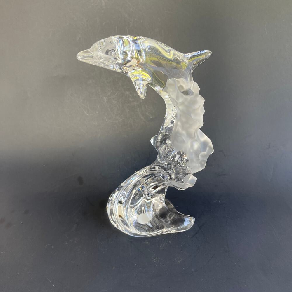 Lenox Fine Crystal 10” Dolphin Figurine